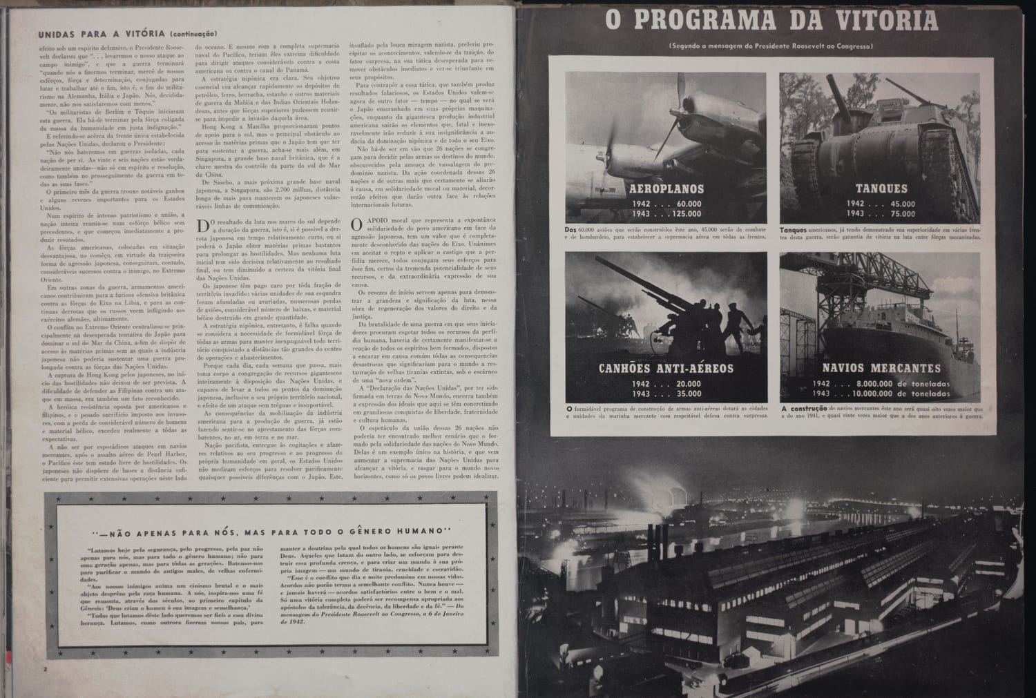 Imagem de aeroplanos militares americanos demonstrando a capacidade produtiva industrial.