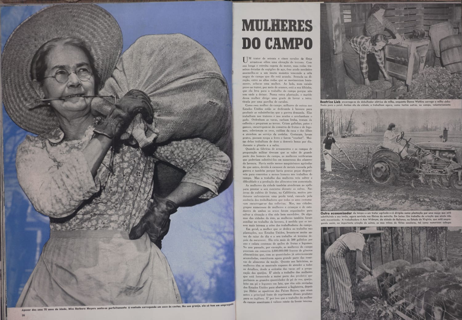 Retrato de uma mulher trabalhadora rural brasileira com equipamento de trabalho agrícola.