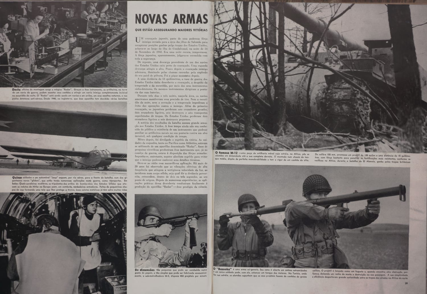 Imagem de militares operando armamento antiácio denominado Babo em operações de guerra.