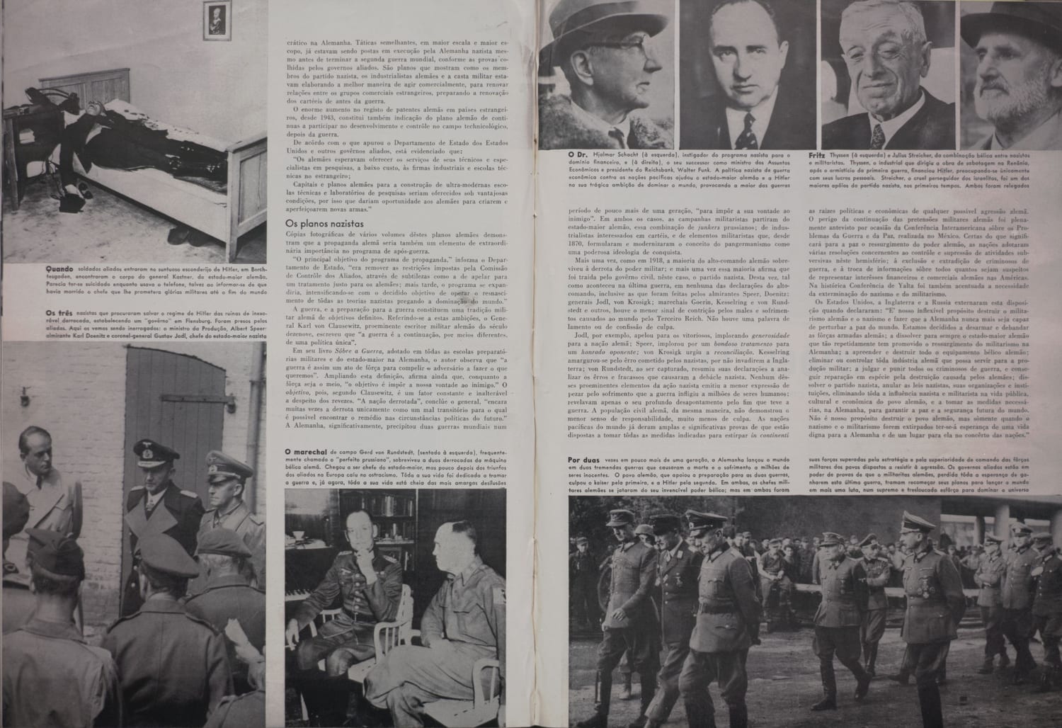 Imagem de autoridades militares em atividade de inspeção ou análise.