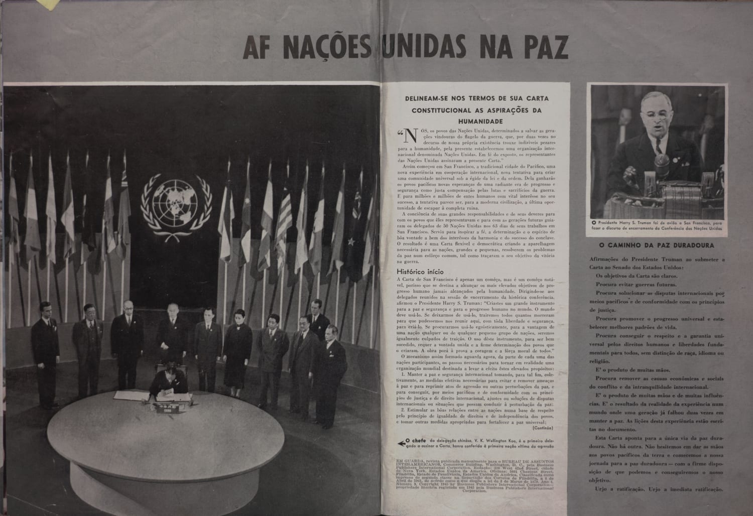 Delegados das Nações Unidas em sessão formal da Conferência