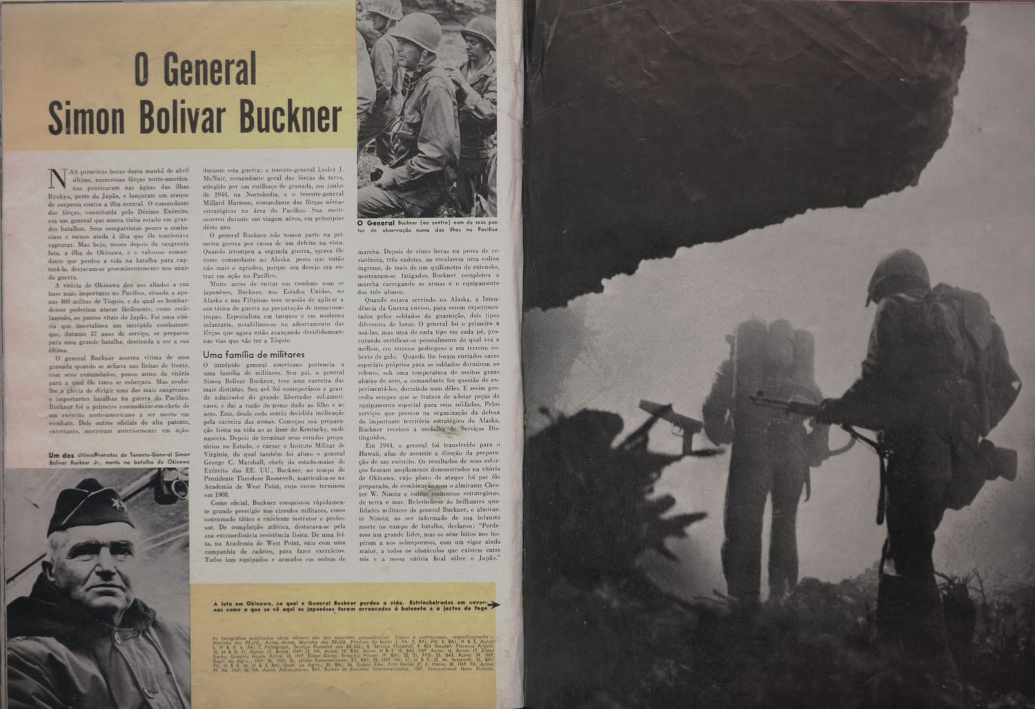 Retrato do General Simon Bolivar Buckner em uniforme militar.
