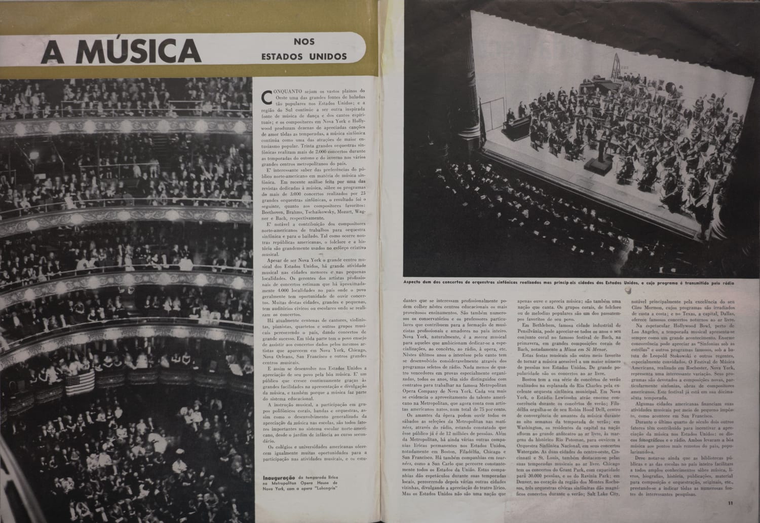 Fotografia da inauguração da temporada lírica na Metropolitan Opera House de Nova York com a ópera Lohengrin.